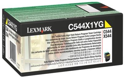 738199  C544X1YG Toner LEXMARK C544X1YG 4K gul 